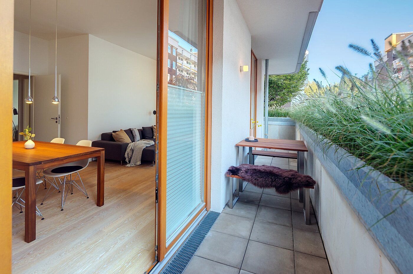 Hochparterre mit 3 Zimmern | München-Sendling | 2009ML8 | ...und Zugang zum Balkon
