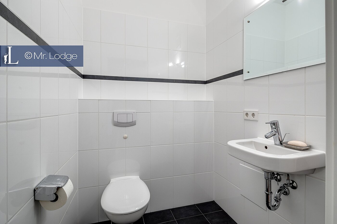 Etagenwohnung mit 3 Zimmern | München-Solln | 1809ML1 | Gäste-Toilette