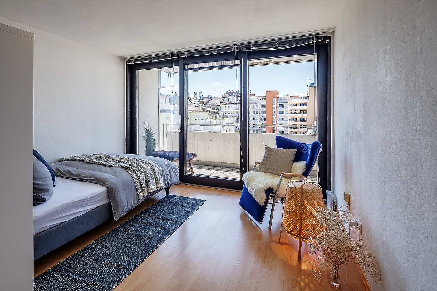 Etagenwohnung mit 1 Zimmer | München-Schwabing | 2007ML2 | Wohnen und Schlafen