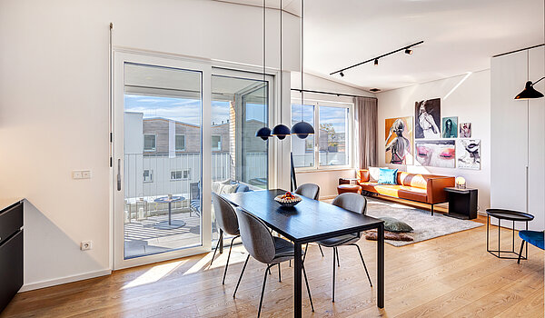 Penthouse mit 2 Zimmern | München-Maxvorstadt | 70427