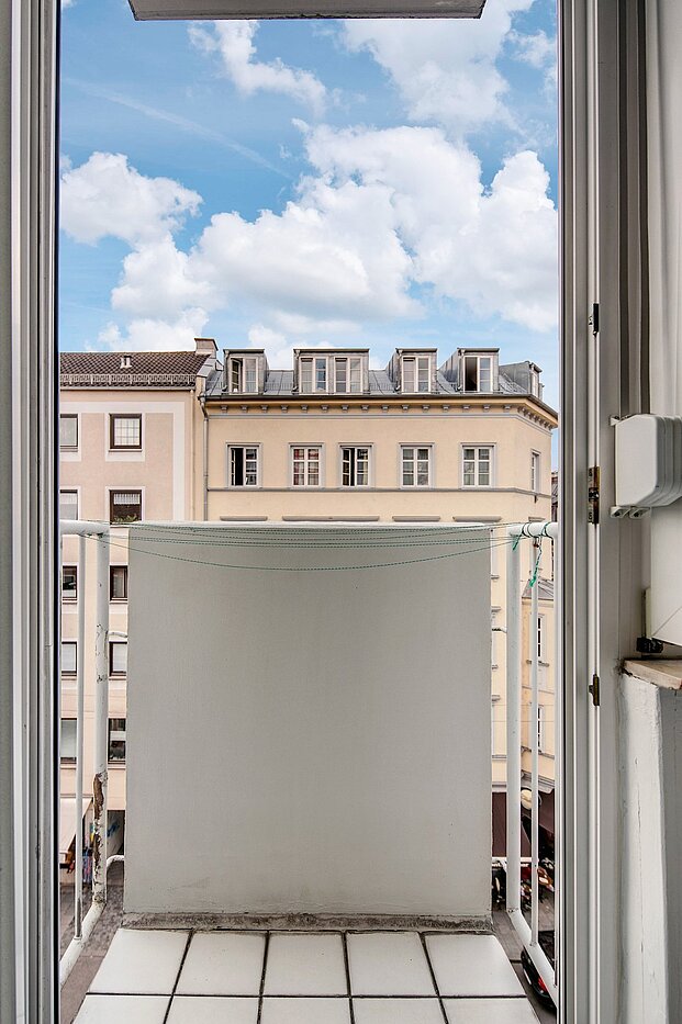 Etagenwohnung mit 1 Zimmer | München-Maxvorstadt | 2105ML7 | Minibalkon...