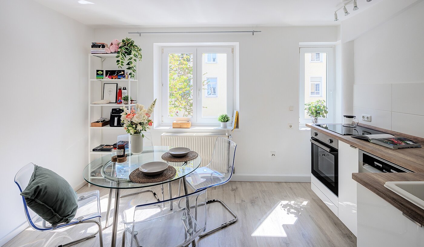 Etagenwohnung mit 2 Zimmern | München-Sendling | 70220 | Küche
