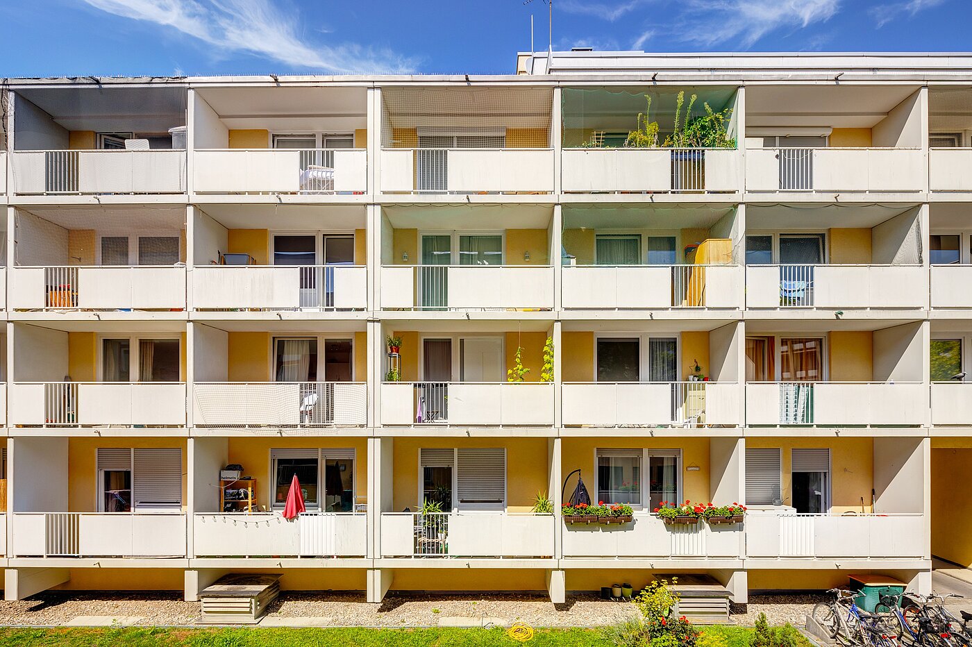 Etagenwohnung mit 1 Zimmer | München-Berg am Laim | 70064 | Ansicht vom Innenhof