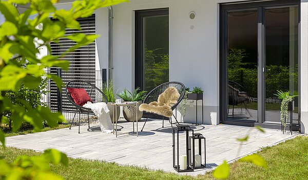 Terrassenwohnung mit 2 Zimmern | München-Harlaching | 70372 | Sonnenplatz...