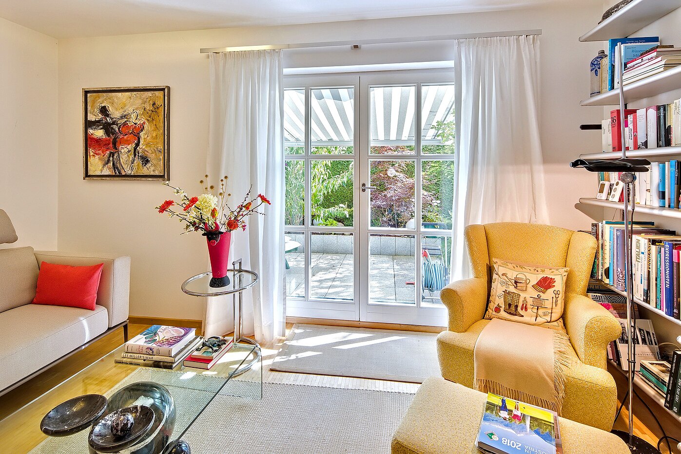 Erdgeschosswohnung mit 2 Zimmern | München-Obermenzing | 70280 | Wohnbereich