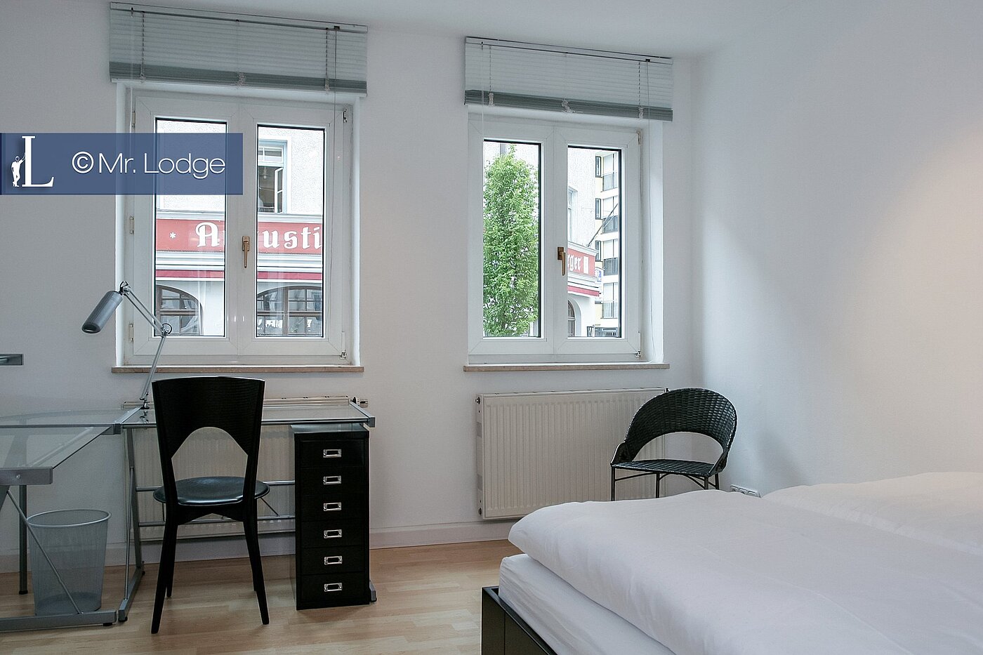 Etagenwohnung mit 2 Zimmern | München-Isarvorstadt | 1709ML2 | Schlafzimmer / Arbeitsbereich