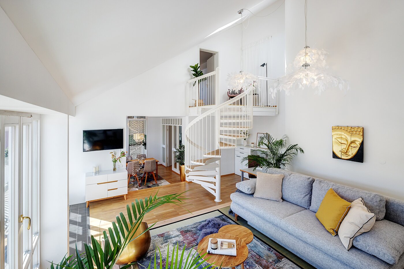 Maisonettewohnung mit 2.5 Zimmern | München-Haidhausen | 701172 | Blick zum Essbereich...