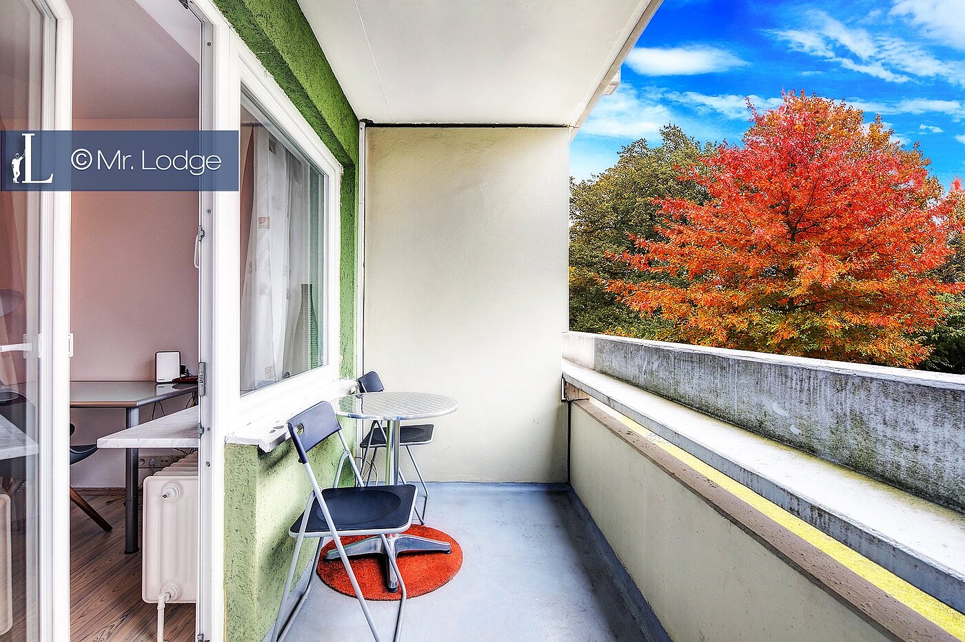 Etagenwohnung mit 1 Zimmer | München-Milbertshofen | 1710ML5 | Westbalkon