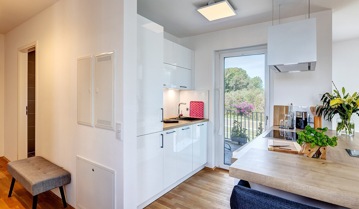 Etagenwohnung mit 2 Zimmern | Freising | 70156 | Offene Küche mit...