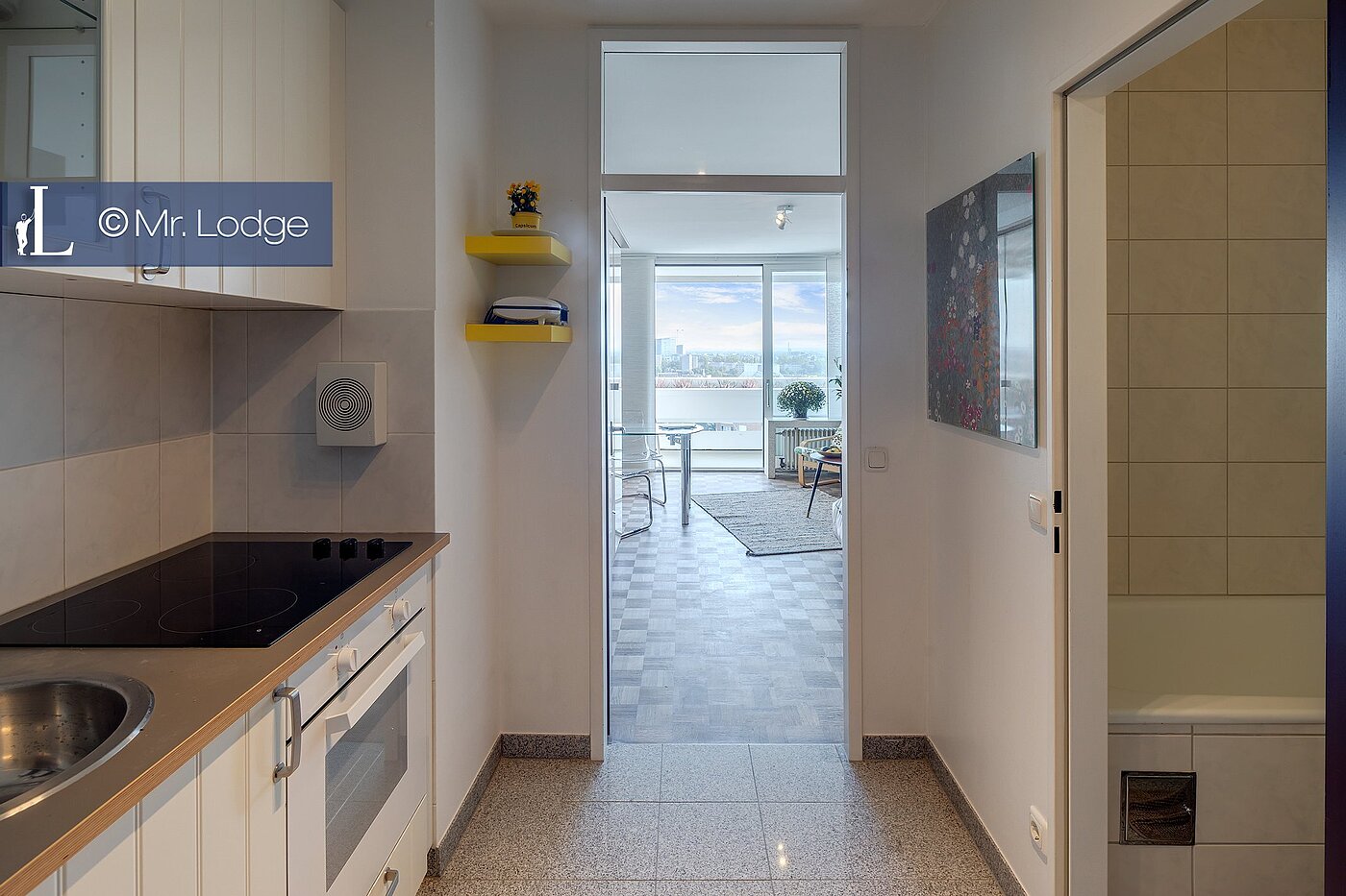 Etagenwohnung mit 1 Zimmer | München-Bogenhausen | 1809ML3 | Dielenbereich