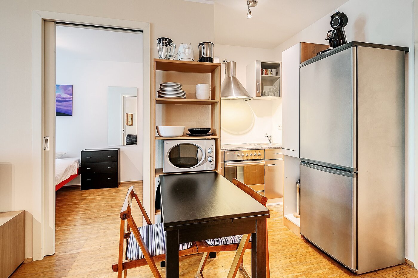 Erdgeschosswohnung mit 1.5 Zimmern | München-Ramersdorf | 2004ML6 | Kochnische mit Essbereich