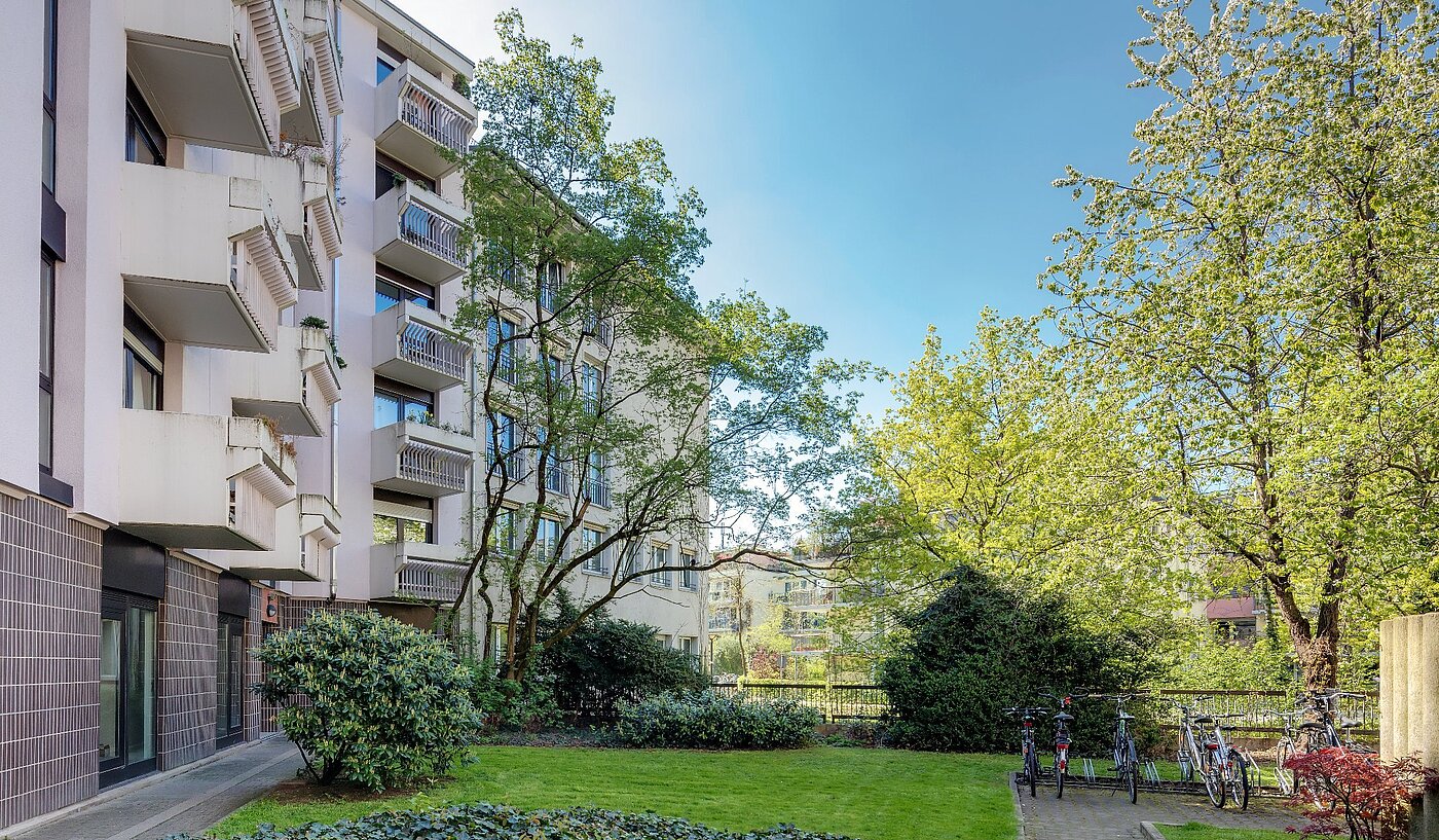 Etagenwohnung mit 2 Zimmern | München-Isarvorstadt | 1804ML1 | Begrünter Innenhof