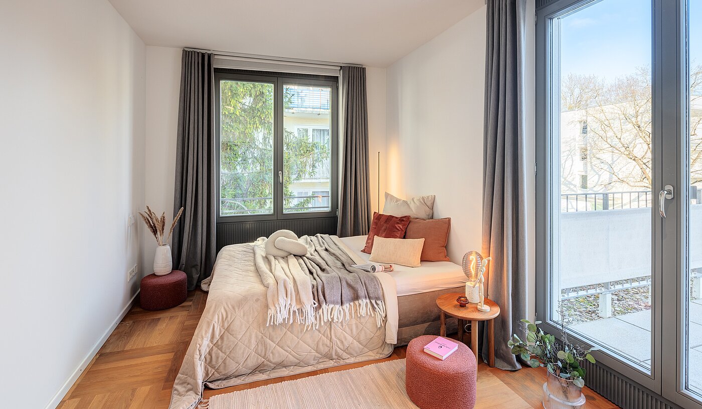 Etagenwohnung mit 2 Zimmern | München-Schwabing | 70195 | Erholsamer...