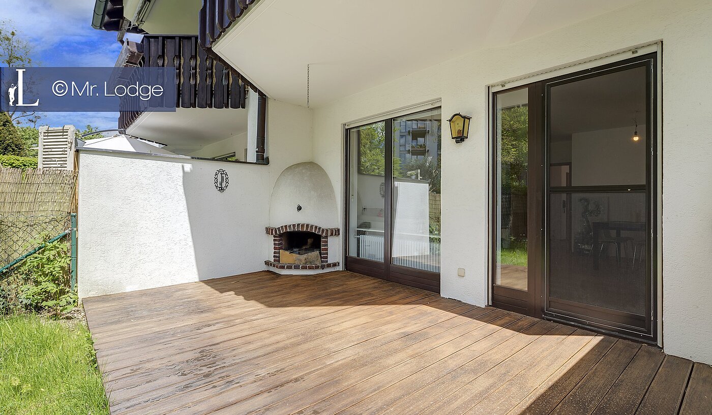 Erdgeschosswohnung mit 2 Zimmern | München-Harlaching | 1704ML6 | Große Terrasse