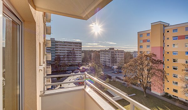 Apartment mit 1 Zimmer | München-Feldmoching | 70484 | Balkon