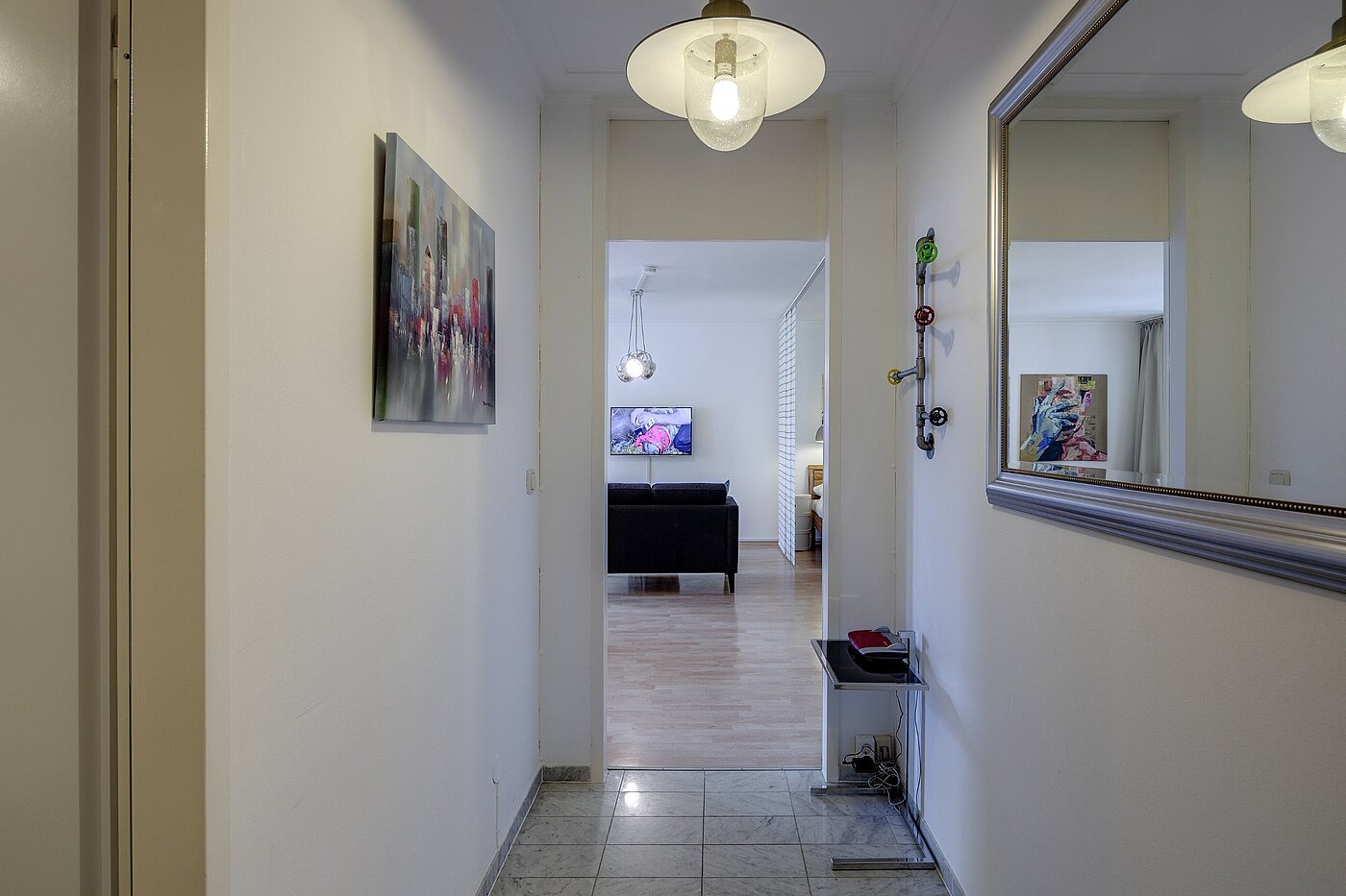 Etagenwohnung mit 1 Zimmer | München-Lehel | 2001ML10 | Diele