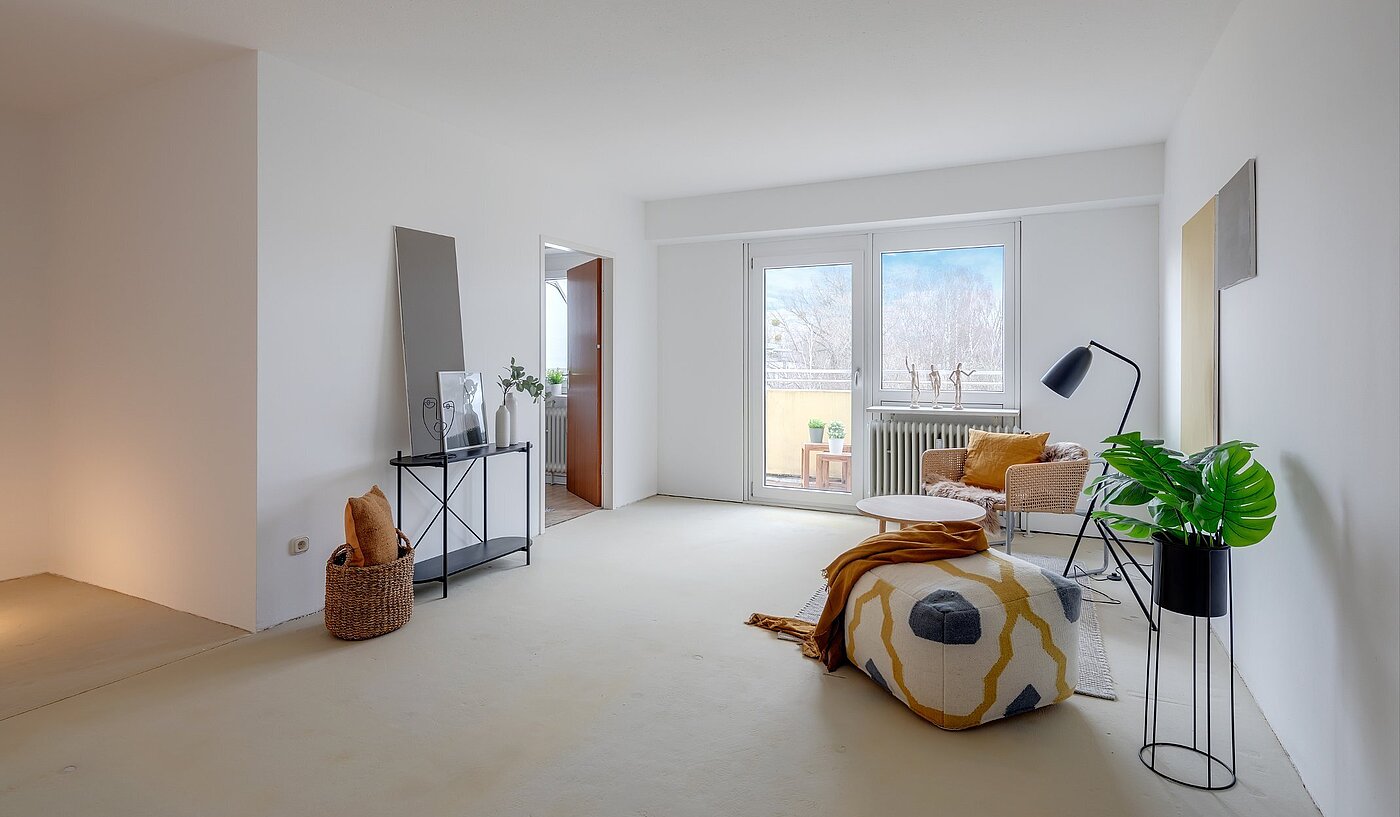 Etagenwohnung mit 2 Zimmern | München-Oberföhring | 2002ML7