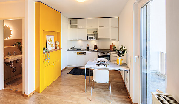 Apartment mit 1 Zimmer | München-Ramersdorf | 70415 | Küche / Essbereich