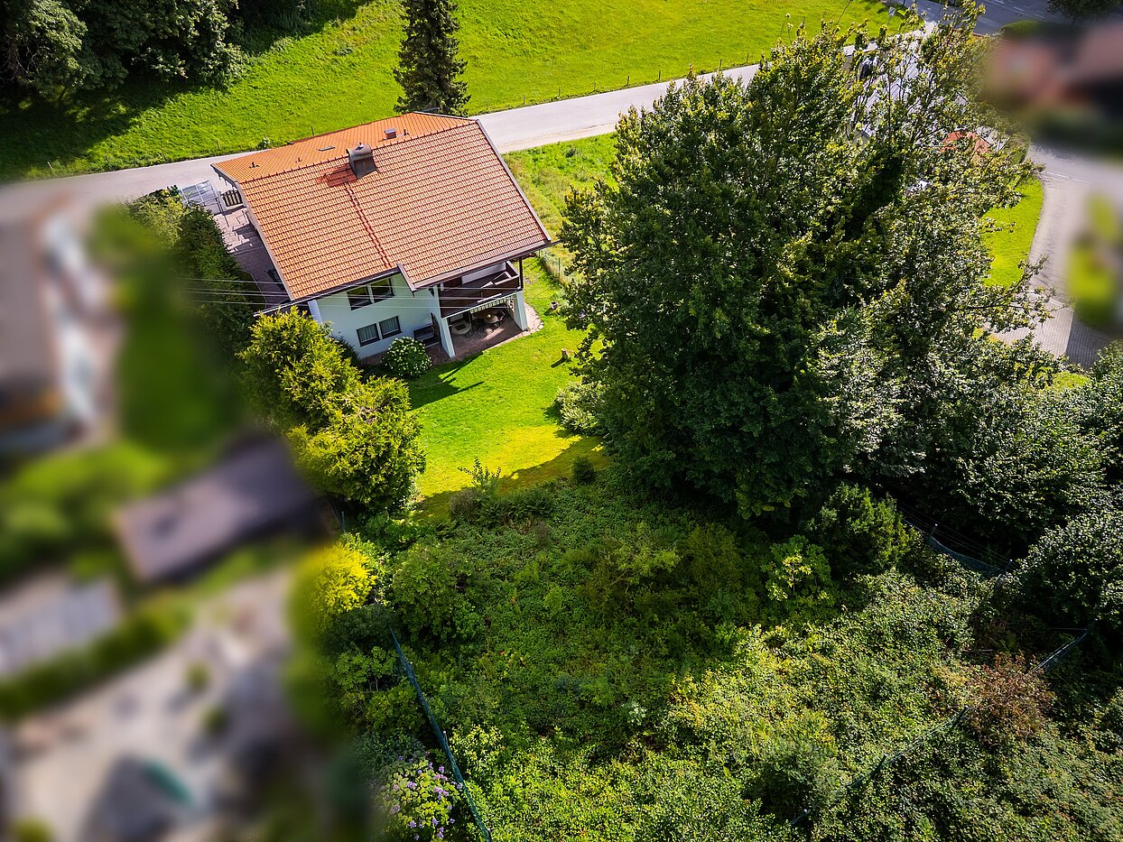 Mehrfamilienhaus mit 10 Zimmern | Bad Wiessee | 70212 | Grundstück von oben