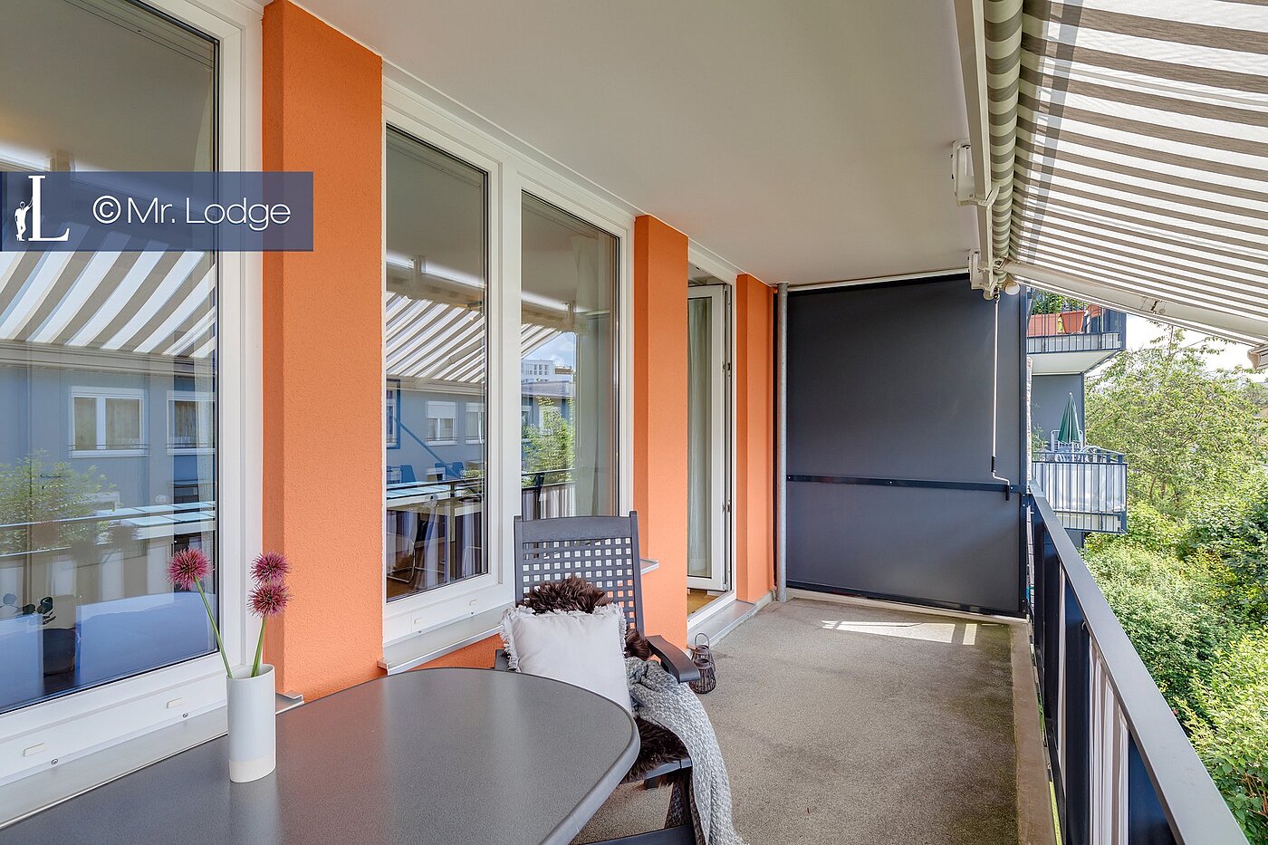 Etagenwohnung mit 2 Zimmern | München-Trudering | 1907ML1 | ... mit Markise