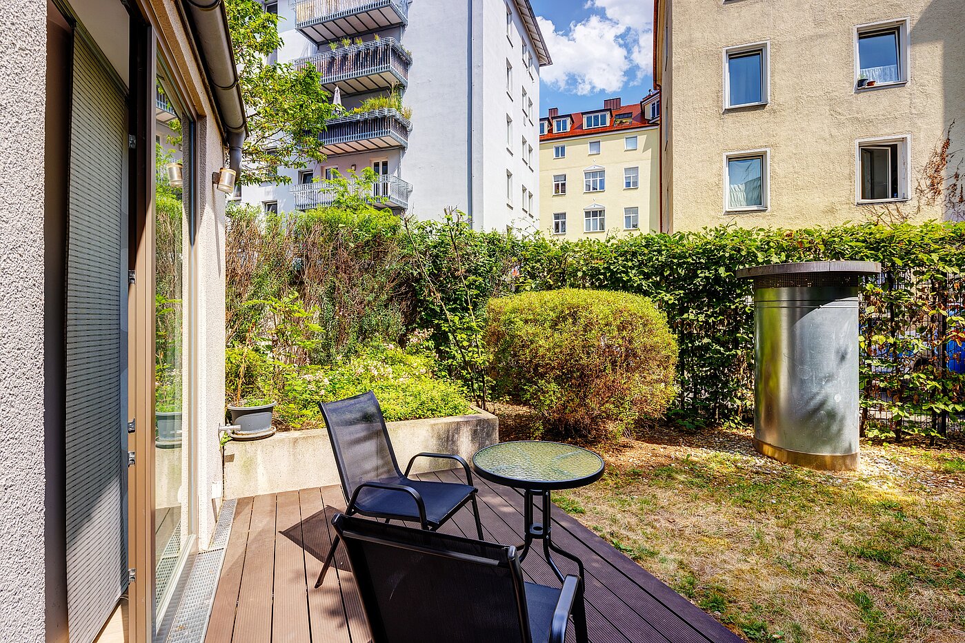Etagenwohnung mit 2 Zimmern | München-Au | 70108 | Terrasse mit Süd-Ausrichtung