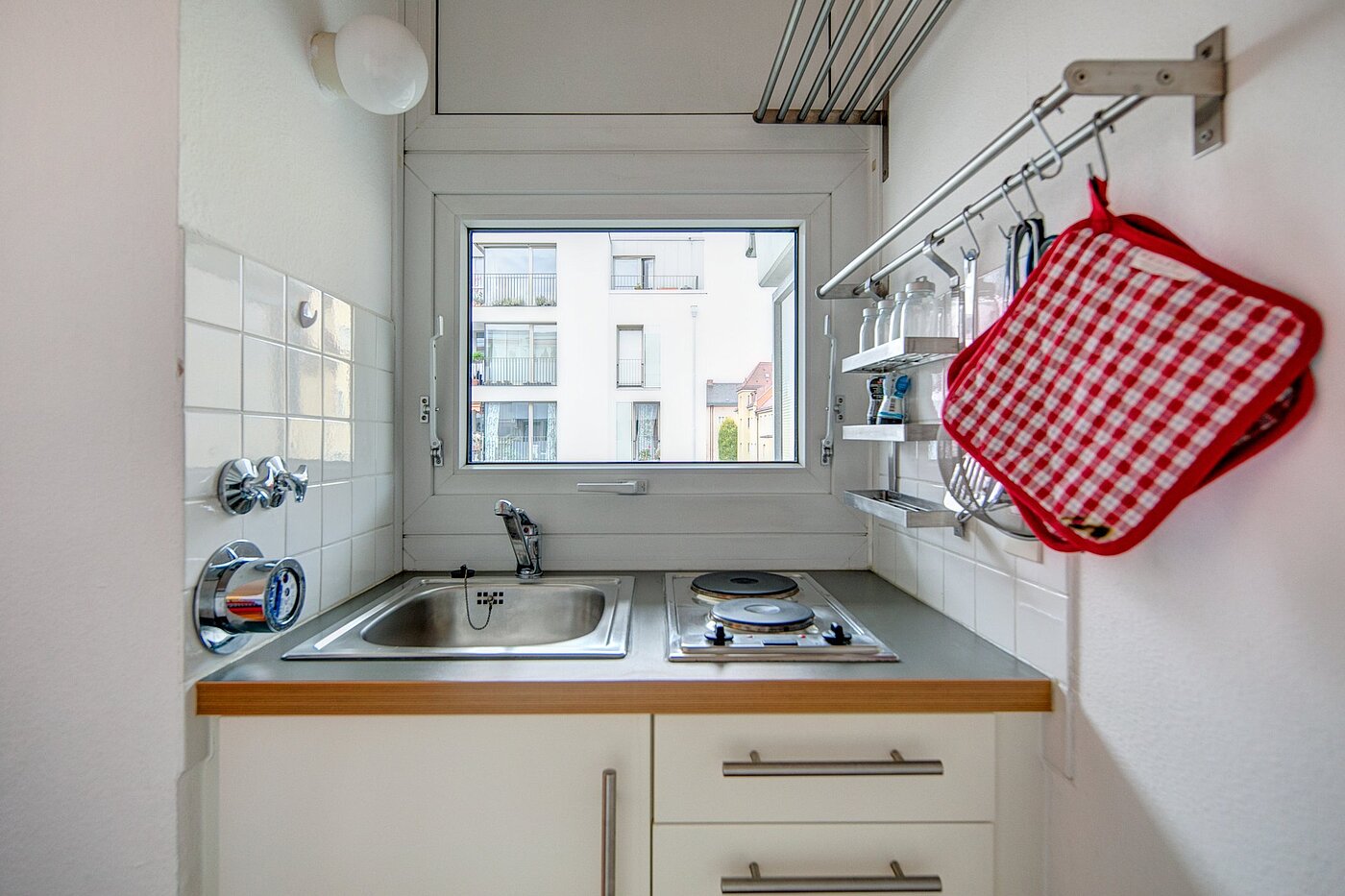 Etagenwohnung mit 1 Zimmer | München-Neuhausen | 1911ML8 | Küche mit Aussicht