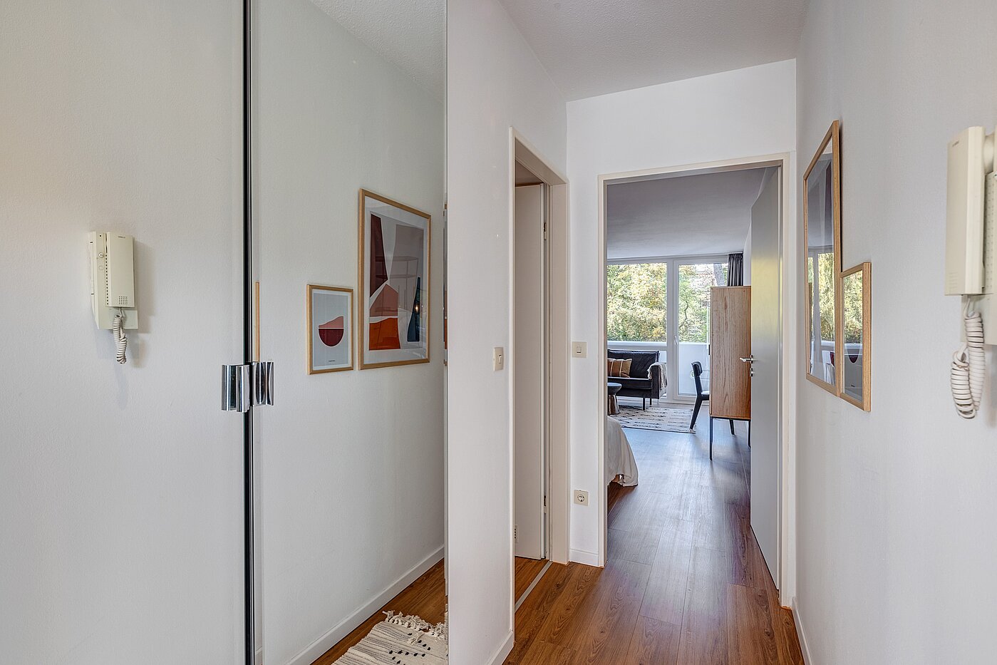 Etagenwohnung mit 1 Zimmer | München-Maxvorstadt | 700022 | Flur Richtung Wohnbereich