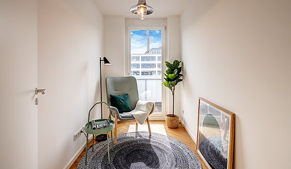 Etagenwohnung mit 2.5 Zimmern | München-Schwanthalerhöhe | 2210ML2 | Arbeitszimmer mit Terrassenzugang