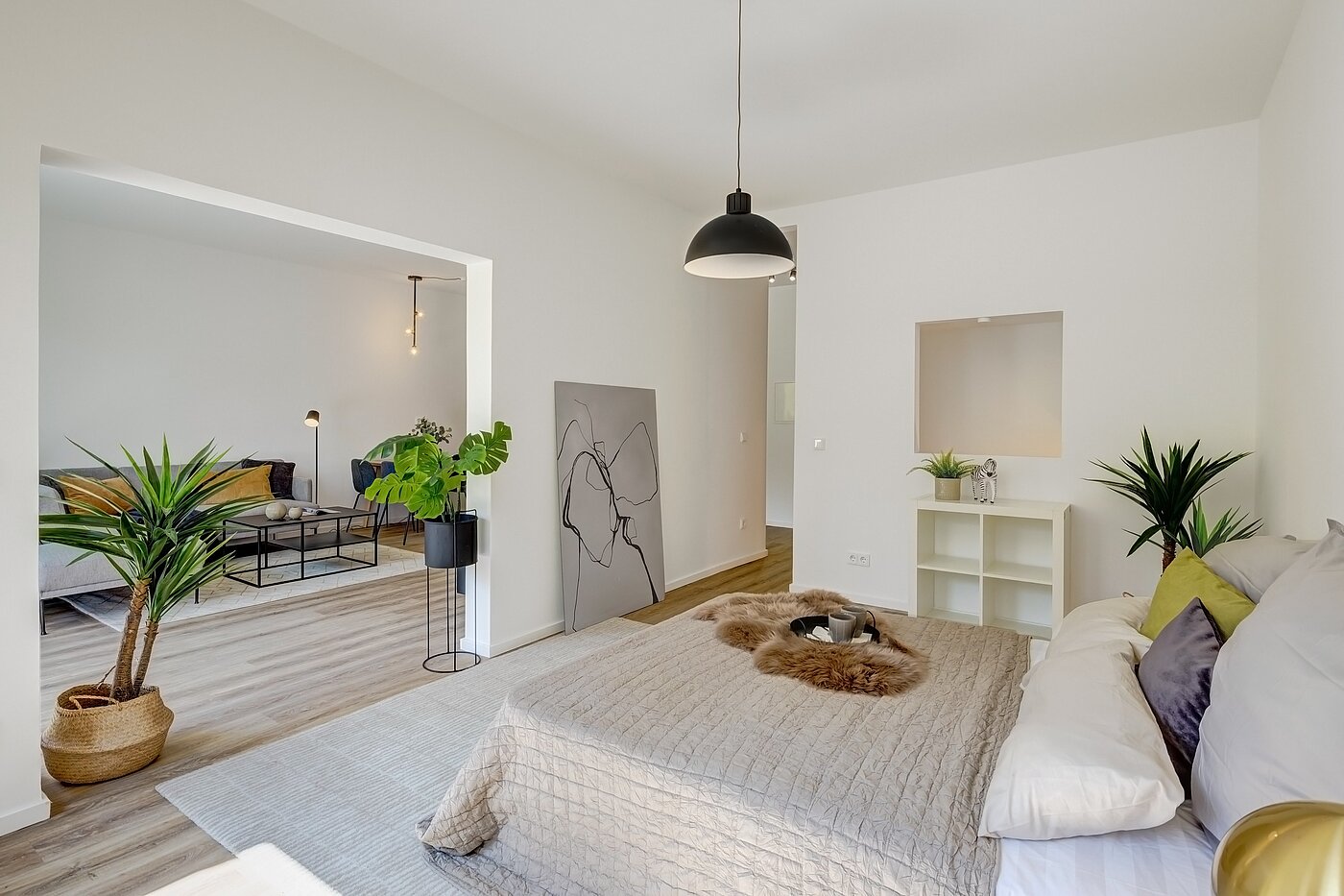 Etagenwohnung mit 2.5 Zimmern | München-Obermenzing | 700191 | ...mit Schiebetür zum Wohnzimmer