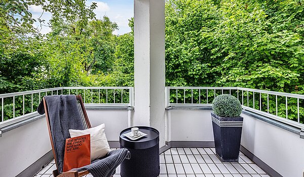 Etagenwohnung mit 3 Zimmern | München-Harlaching | 2108ML3 | ...zum Süd/Ost-Balkon und...