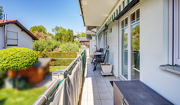 Etagenwohnung mit 3.5 Zimmern | Bad Aibling | 70442 | Westbalkon