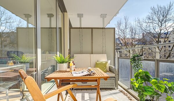 Etagenwohnung mit 2 Zimmern | München-Maxvorstadt | 70001 | Sonniger Süd-Balkon
