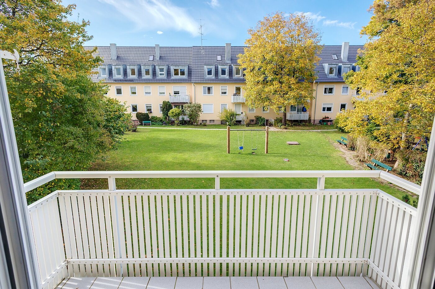 Etagenwohnung mit 3 Zimmern | München-Untergiesing | 1909ML6 | Aussicht vom Balkon