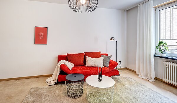 Etagenwohnung mit 1 Zimmer | München-Haidhausen | 70022 | ...Wohn-/ Schlafbereich