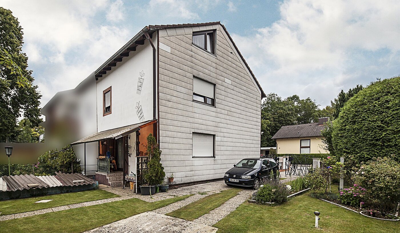 Grundstücke | 496m² | Germering | 1607ML5 | Gartenseite Haus