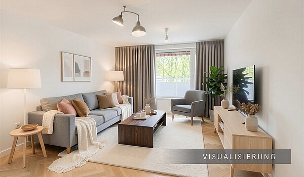 Etagenwohnung mit 3.5 Zimmern | München-Bogenhausen | 703052 | Visualisierung