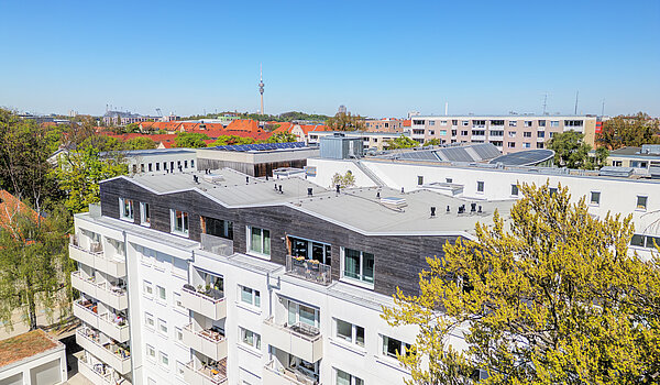 Penthouse mit 2 Zimmern | München-Maxvorstadt | 70427 | Außenansicht