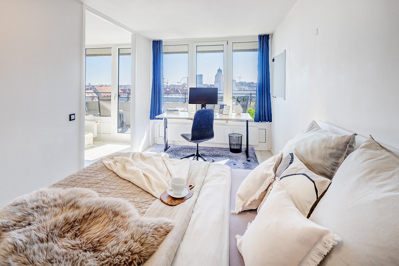 Etagenwohnung mit 2 Zimmern | München-Haidhausen | 70214 | Arbeitsplatz am Fenster