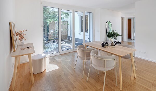 Erdgeschosswohnung mit 2 Zimmern | München-Laim | 70464 | ...und Essbereich