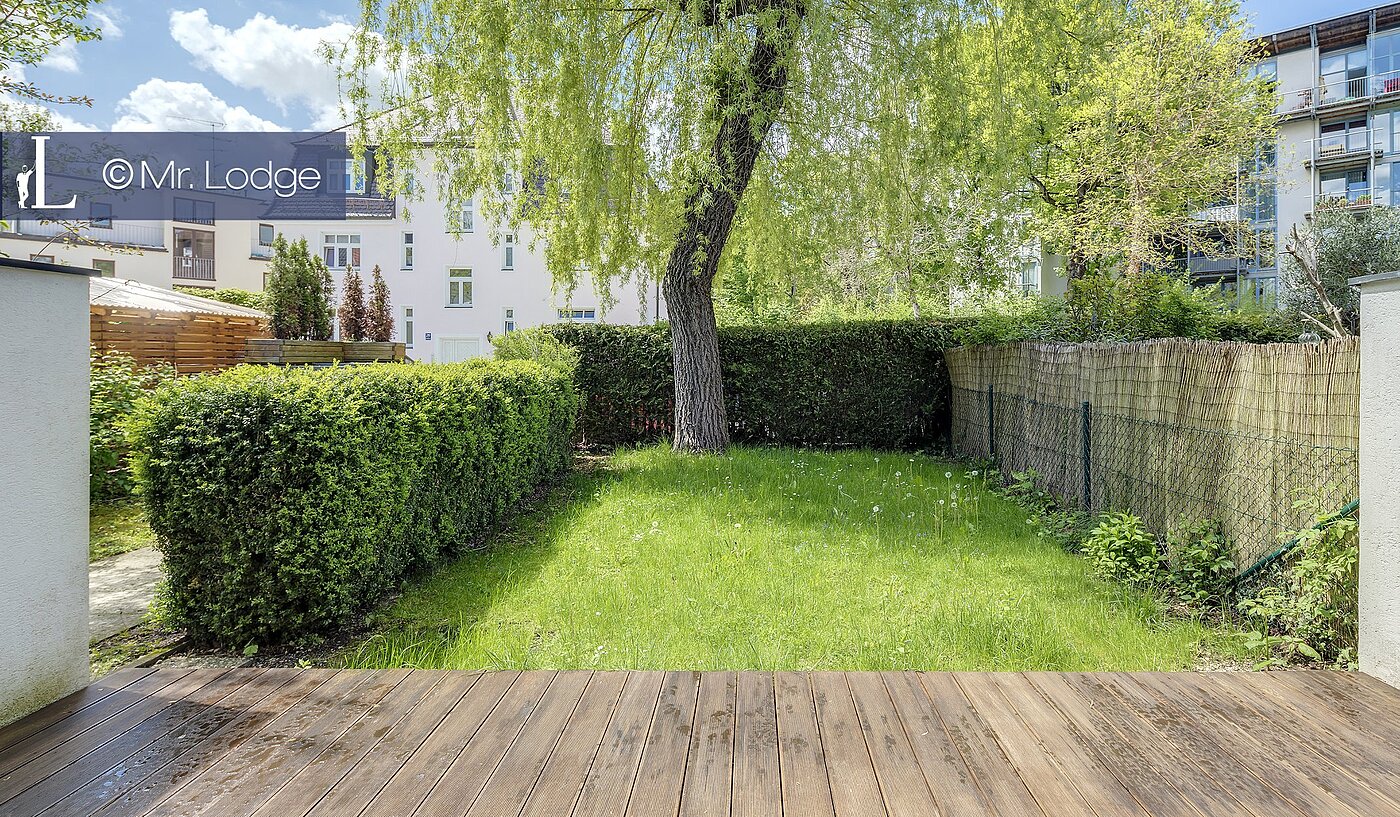 Erdgeschosswohnung mit 2 Zimmern | München-Harlaching | 1704ML6 | West-Garten