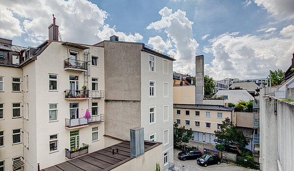 Apartment mit 1 Zimmer | München-Maxvorstadt | 70448 | Rückgebäude
