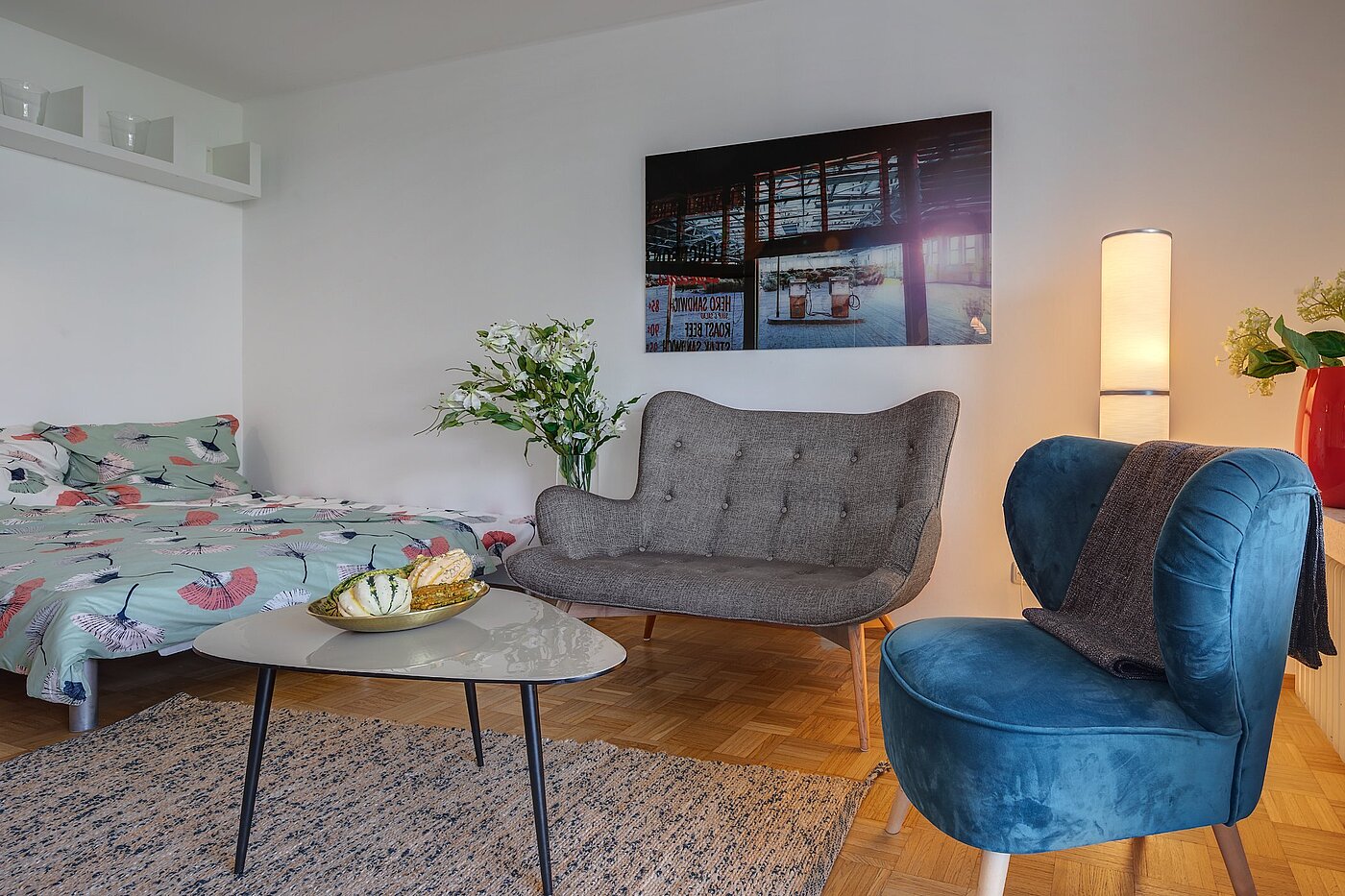 Etagenwohnung mit 1 Zimmer | München-Bogenhausen | 1809ML7 | Modern möbliert
