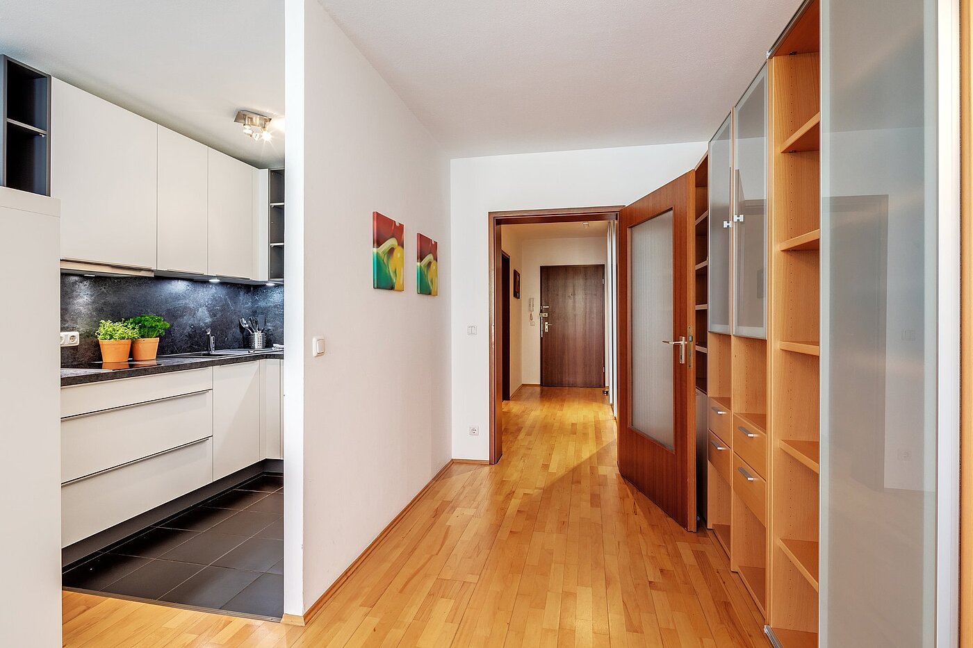 Etagenwohnung mit 1 Zimmer | München-Haidhausen | 2102ML4 | Blick zum Eingangsbereich