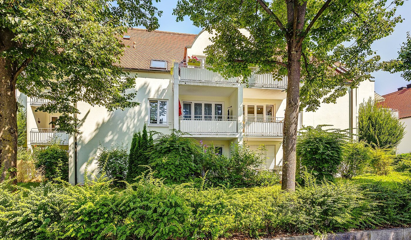 Etagenwohnung mit 2 Zimmern | München-Nymphenburg | 2107ML3 | Rückansicht
