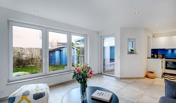 Etagenwohnung mit 4 Zimmern | Ismaning | 700081 | Offenes Wohn- & Esszimmer