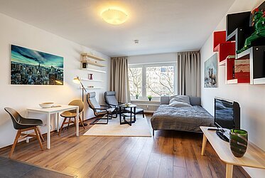 Nymphenburg: 3-Zi.-Wohnung - Gute Rendite durch clevere Aufteilung