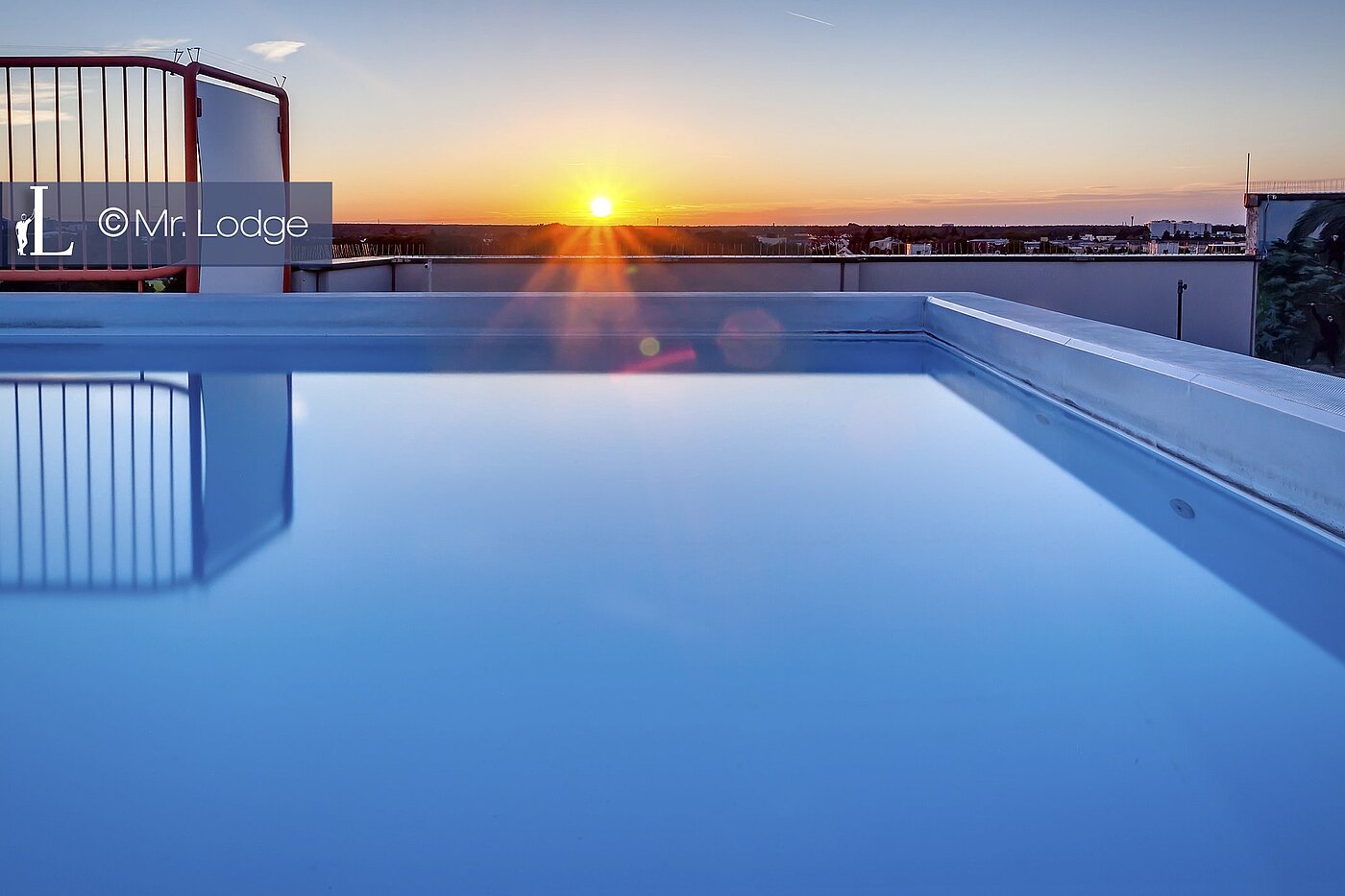Etagenwohnung mit 4 Zimmern | 1609ML4 | Abendstimmung am Pool