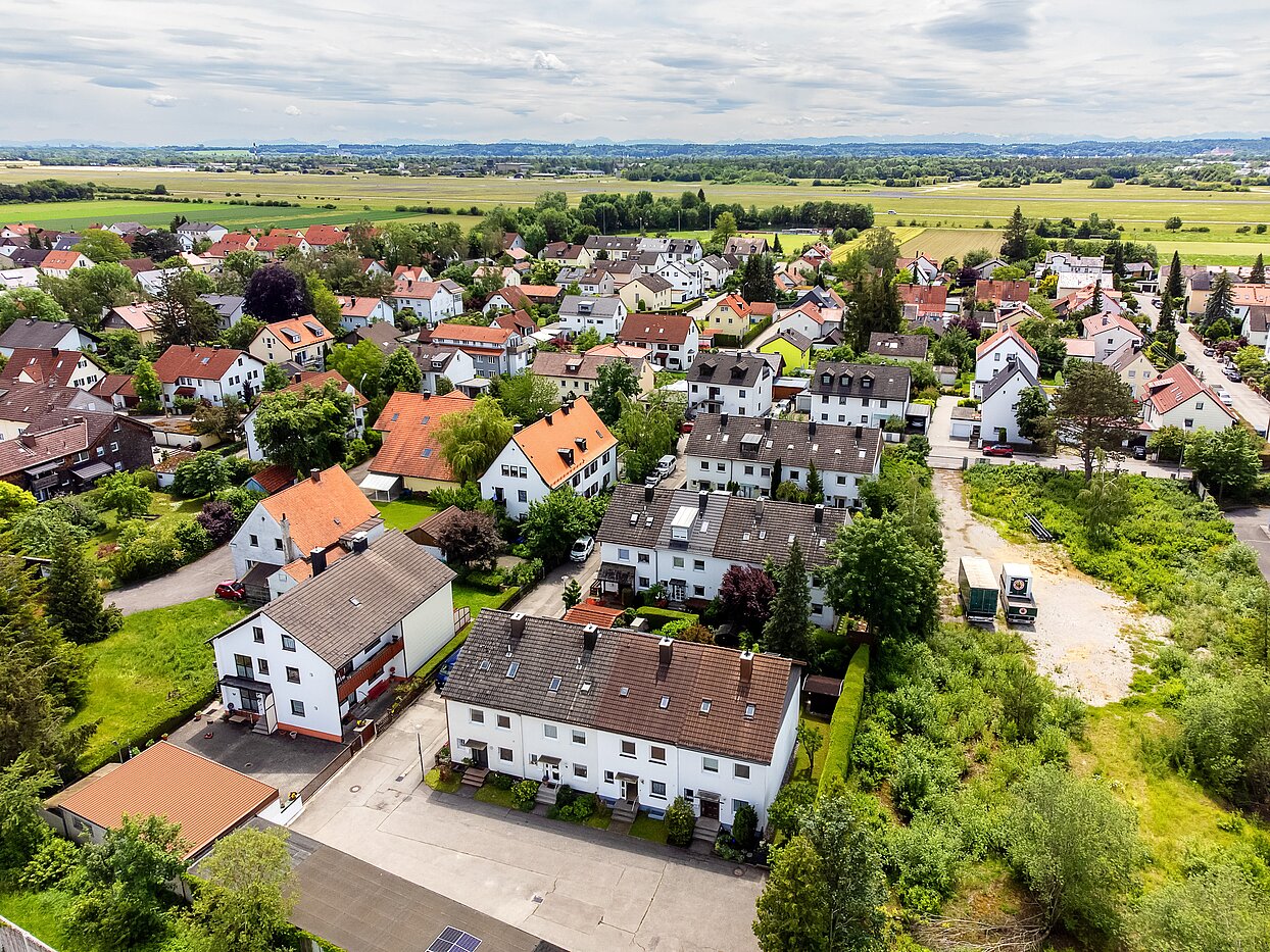 Reihenmittelhaus mit 4 Zimmern | Maisach | 70125 | Vogelperspektive