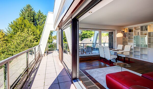 Penthouse mit 2.5 Zimmern | München-Harlaching | 702581 | Dachterrasse