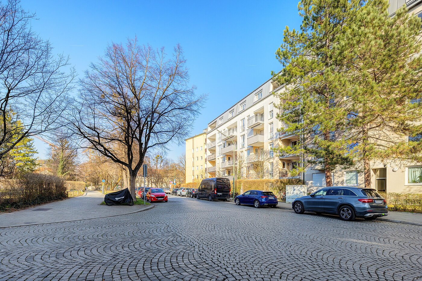 Apartment mit 1 Zimmer | München-Schwabing | 70200 | Ansicht von der Straße aus